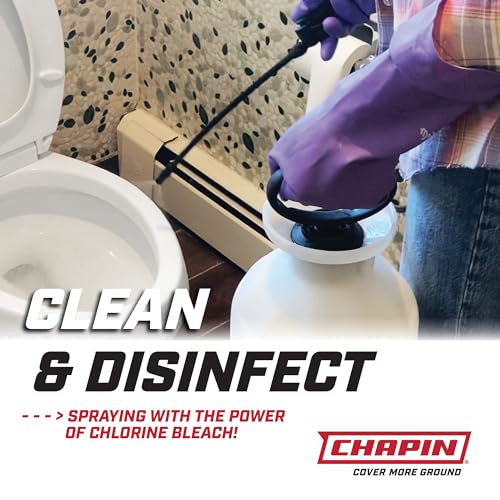 20074 1 Gallon Bleach Pump Sprayer for Cleaning & Disinfecting