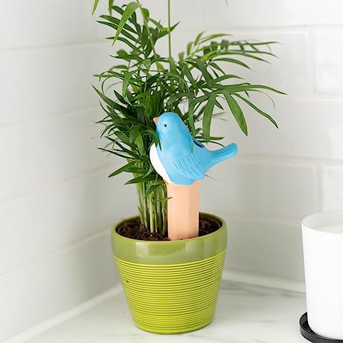 4 Terracotta Bird Plant Watering Devices Plant Waterer Self Watering Terracotta Bird Spikes Self Watering Planter Insert Free Moisture Meter