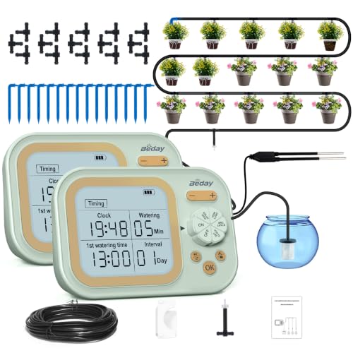 Automatic Plant Waterer Self Watering System Indoor for 15 Potted Plants Pack of 2 (30 Pots)