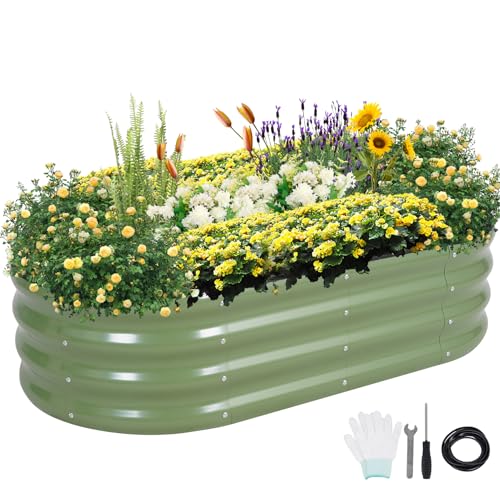 Galvanized Raised Garden Bed Outdoor
