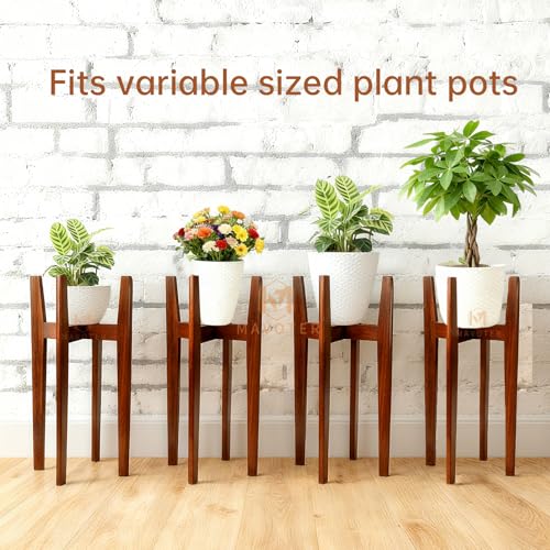 24" Tall Wood Plant Stand Indoor