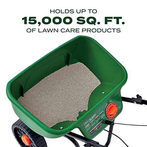 Turf Builder EdgeGuard DLX Broadcast Spreader for Seed