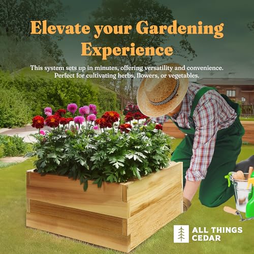 Raised Garden Box (2 Tier - 2x2 Ft)