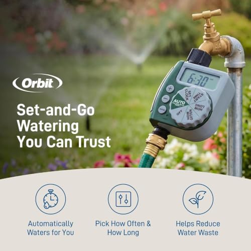 Programmable Digital Hose Watering Timer (5-Pack 1 Outlet)