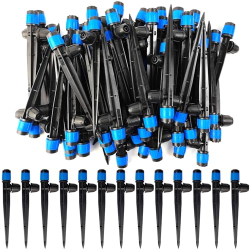 52PCS Drip Irrigation Emitters with Stake (52 Count)