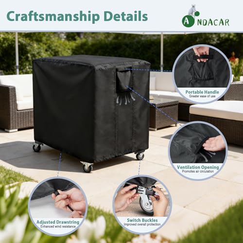 Outdoor Patio Table Cover 36 Inch for Feasto Gas Grill Table