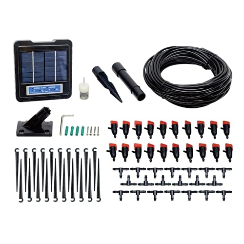 Solar Powered Automatic Watering Drip Irrigation System (20 Count)