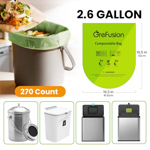 Compostable Trash Bags (270 Count)