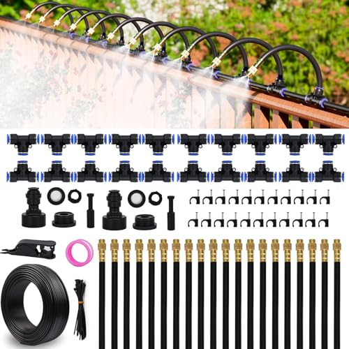 Drip Irrigation System 66 FT with 20 Nozzles