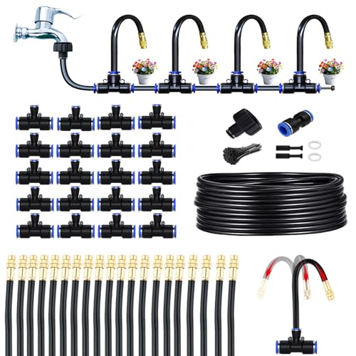 65FT 360° Adjustable Drip Irrigation System for Garden