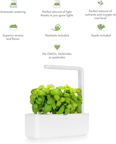Click & Grow Smart Garden 3 Indoor Herb Garden Kit with Grow Light