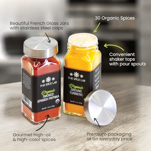 Organic Spices and Seasonings Set (75 Ounce)