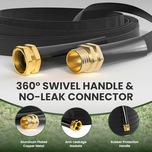 Lay Flat Hose 75ft Lightweight 50% Lighter