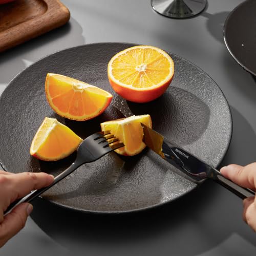 Forks 4 Piece Black Dinner Forks Set (Black / 4-Piece)