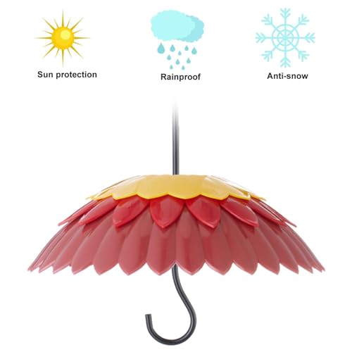 8" Hummingbird Feeder Rain Guard Dome Cover (2 Count)