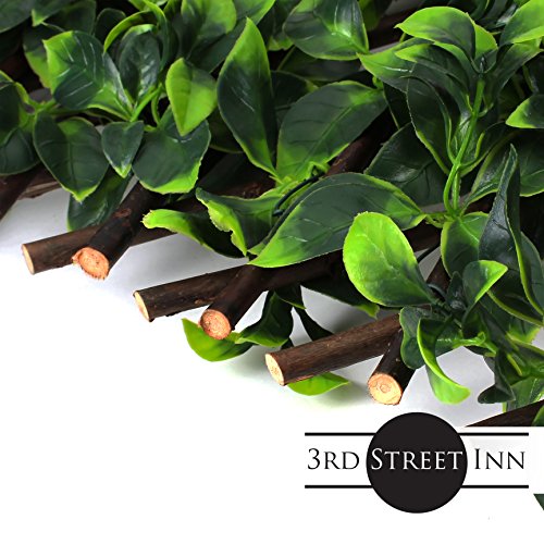 Artificial Greenery Bamboo Trellis for Privacy (Gardenia Leaf)