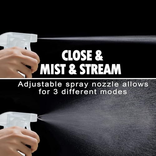 Glass Spray Bottles with Silicone Sleeve (2 Count)