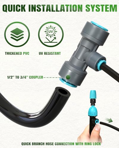 Drip Irrigation System with Sprinkler Timer 1