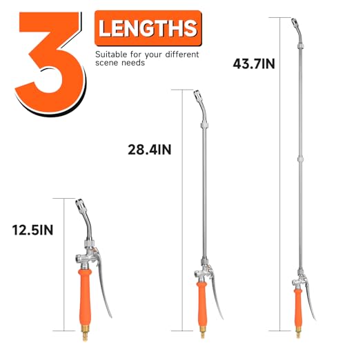 All Metal 44 Inches Replacement Sprayer Wand