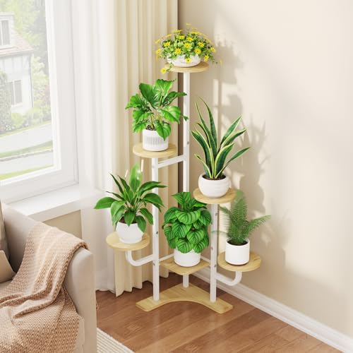 Corner Plant Stand with Grow Light