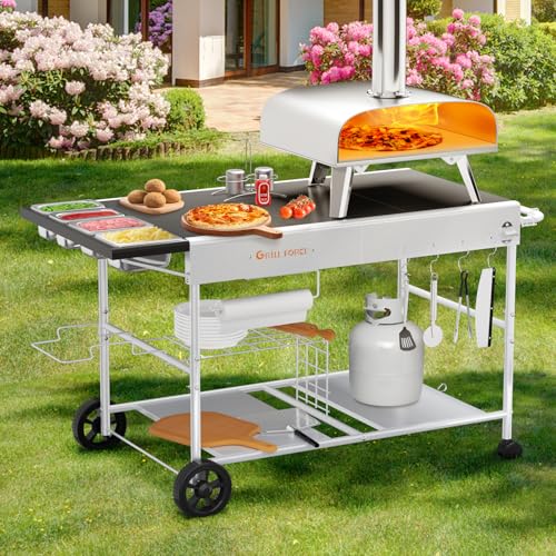 50"x 25" Pizza Oven Table