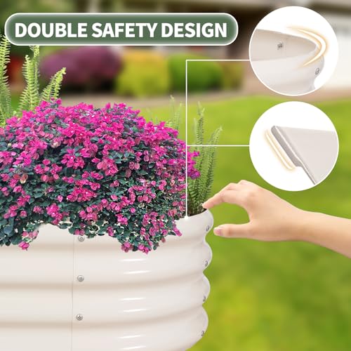 Galvanized Raised Garden Bed Outdoor (2 Count)