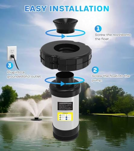 15000 GPH Pond Fountain Aerator