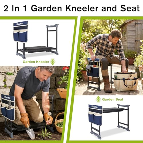 Garden Kneeler and Seat with Umbrella