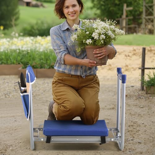 Large Folding Garden Kneeler and Seat Heavy Duty