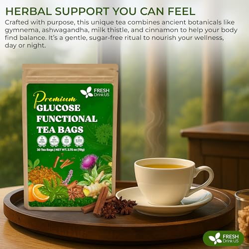 Premium 75 Tea Bags Glucose Functional Tea (75 Tea Bags)