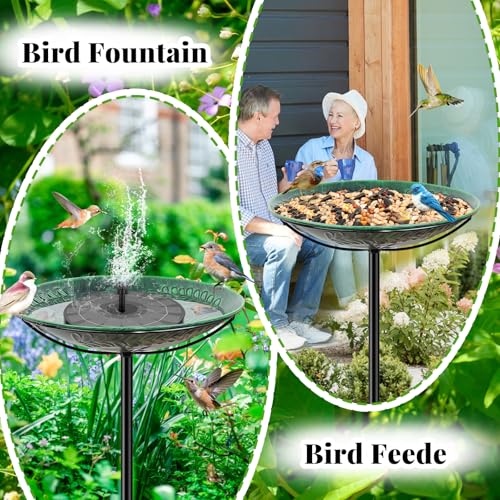 Metal Bird Bath for Outside
