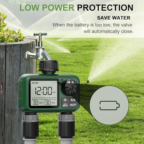 Water Timer for Outdoor Garden Hose