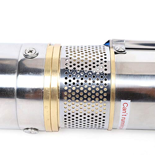 3 Inch Solar Water Pump Submersible Well Deep Bore Screw Well Garden Irrigation Kit with MPPT Controller