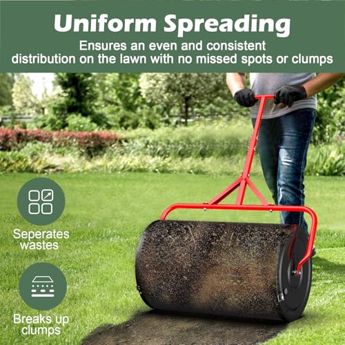 Compost Peat Moss Spreader for Lawn