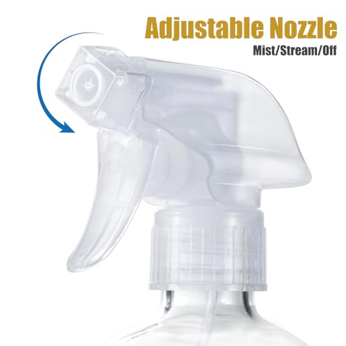 Glass Spray Bottles with Silicone Sleeve (2 Count)