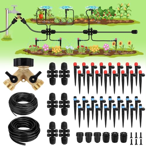 250FT Drip Irrigation System for Garden