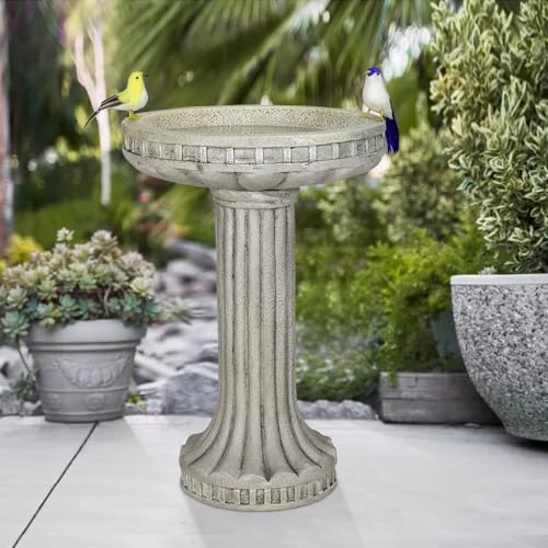 24 Inch Height Outdoor Bird Bath
