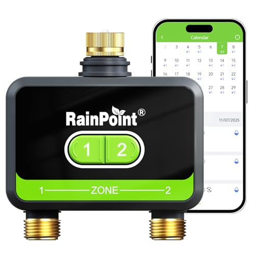 Smart Water Timer (Green / 2-Zone Without Gateway)