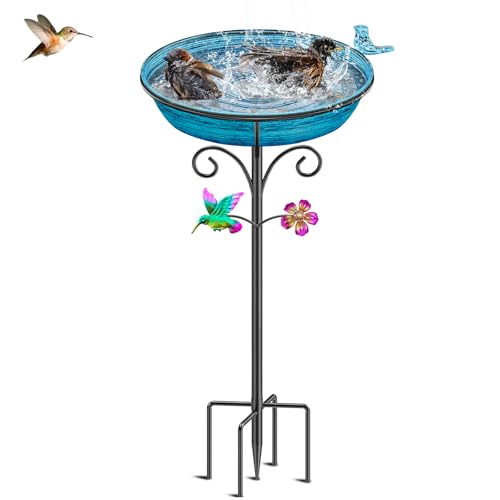 Metal Bird Bath for Outside