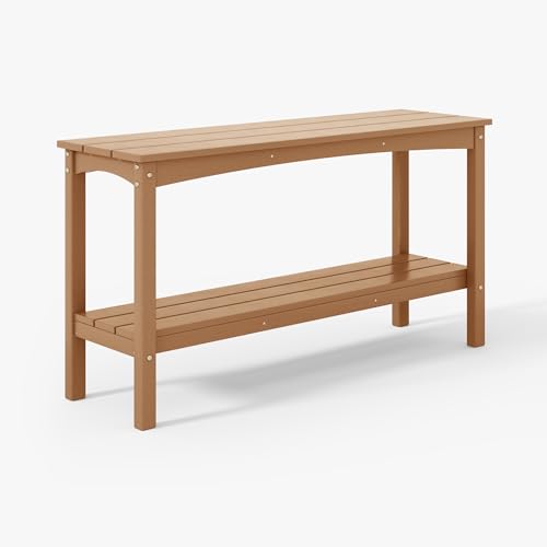 Malibu 55" Outdoor Patio HDPE Adirondack 2 (Teak)