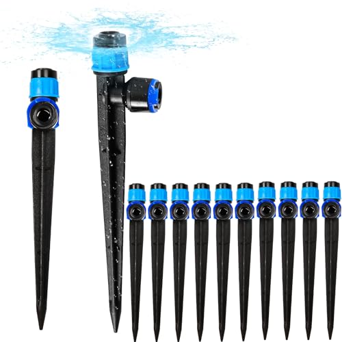 10 Pack 1 4 inch Tubing Drip Irrigation Emitters Sprayer (10 Count)