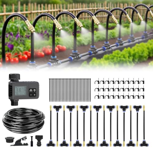 Drip Irrigation System Kit (50FT with Timer)