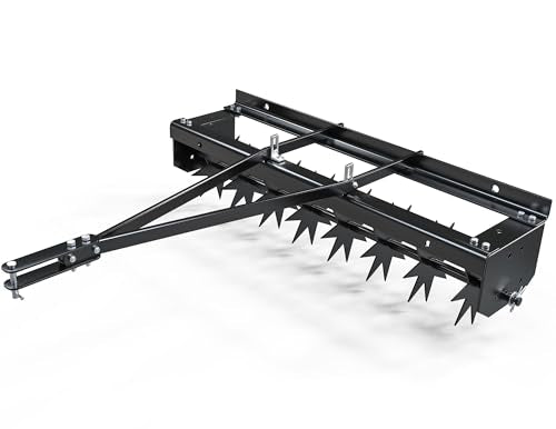 48" Lawn Aerator Tow Behind with Universal Hitch for spike Aerator
