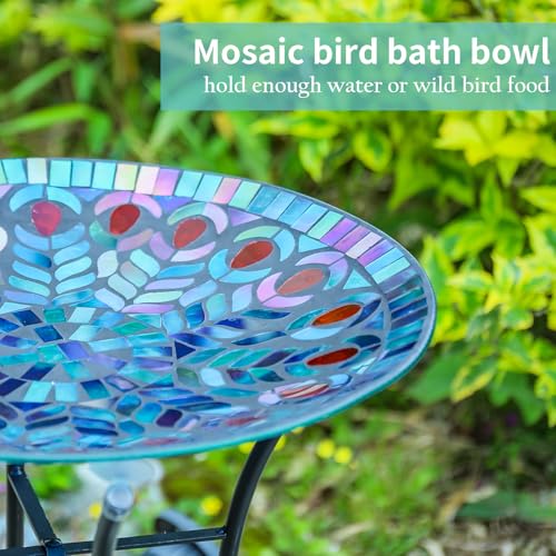 Glass Bird Bath