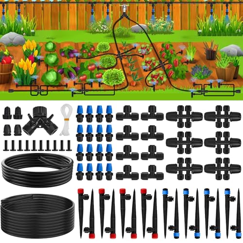 200FT Quick Connect Drip Irrigation System