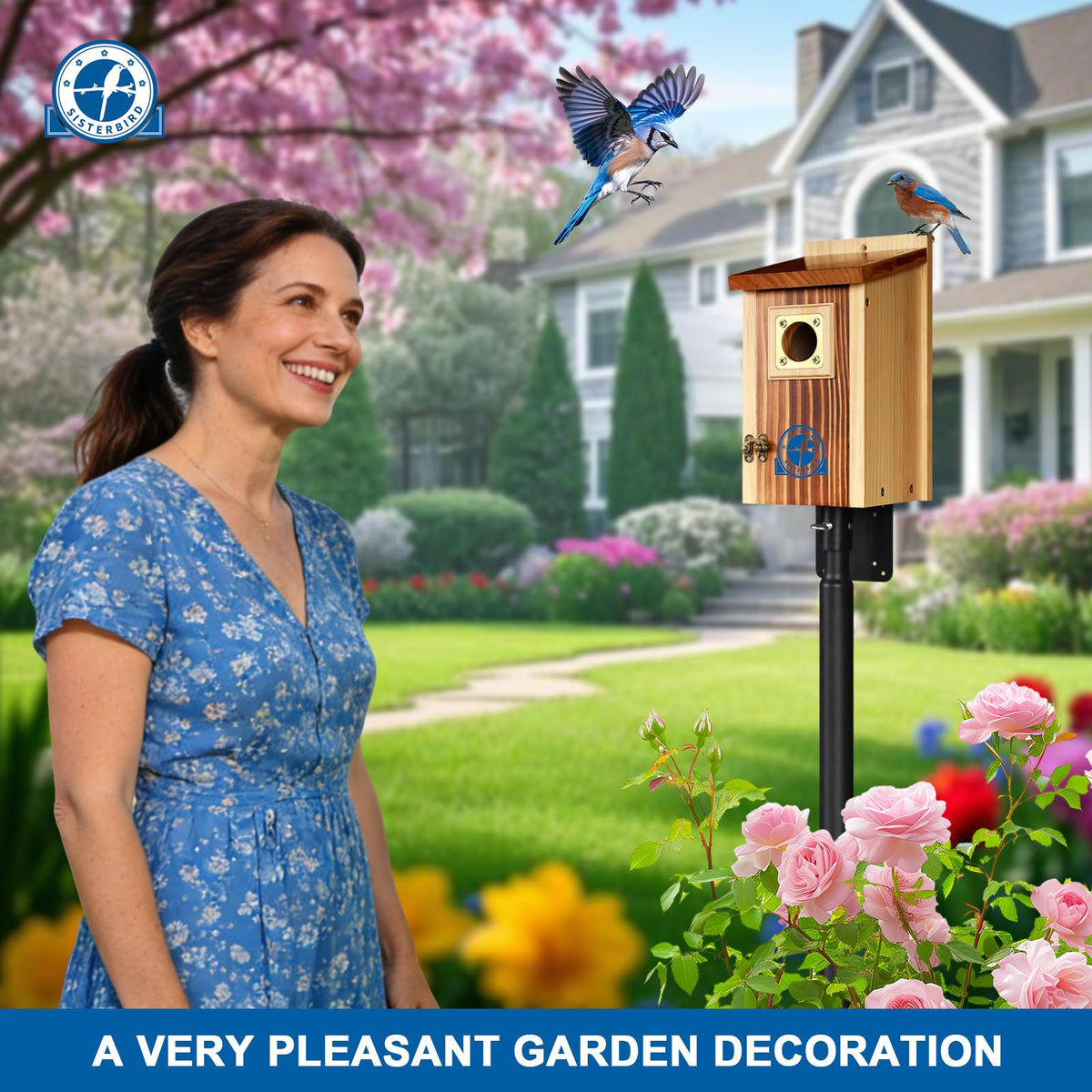 2 Pack Bluebird House