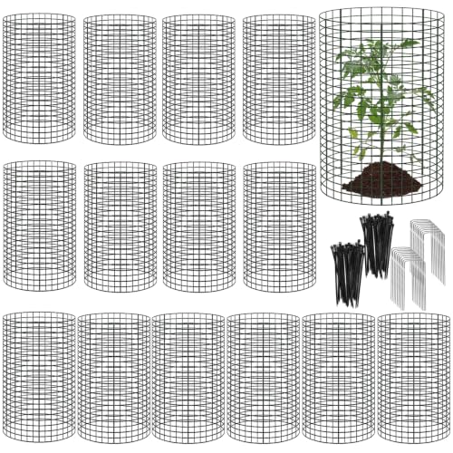 45 Pcs Large Wire Plant Protector from Animals (15 Pack 24'' x 12'')