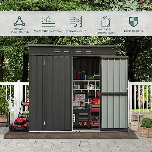 Domi Outdoor Storage Shed 6' x 4.5’