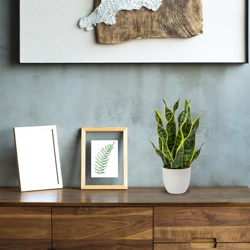 Artificial Snake Plant Potted Faux Sansevieria Trifasciata Plants