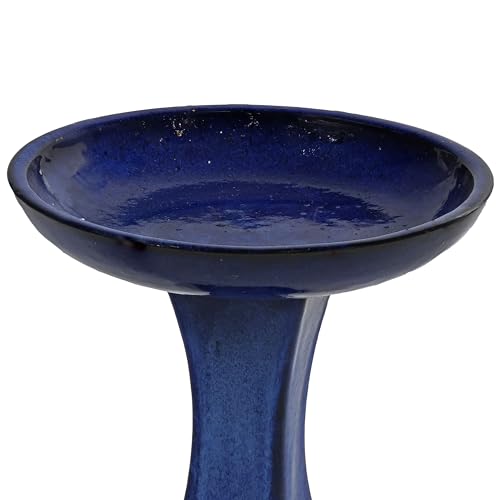 Sunnydaze Ceramic Bird Bath Bowl